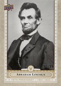 2020 Upper Deck Presidential Weekly Packs - White #16 Abraham Lincoln Front