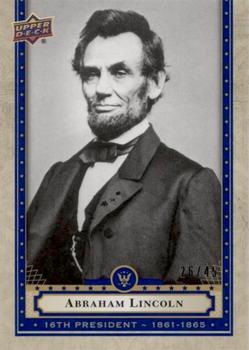 2020 Upper Deck Presidential Weekly Packs - Blue #16 Abraham Lincoln Front