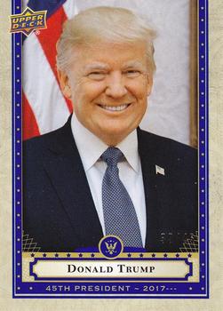 2020 Upper Deck Presidential Weekly Packs - Blue #45 Donald Trump Front