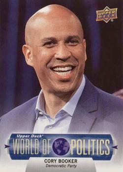 2020 Upper Deck Presidential Weekly Packs - World of Politics Primary Candidates #PC-CB Cory Booker Front