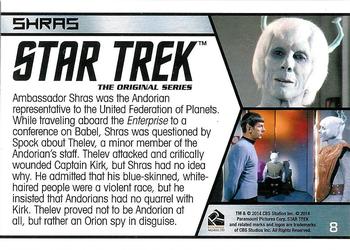 2014 Rittenhouse Star Trek Aliens  #8 Shras Back