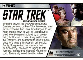 2014 Rittenhouse Star Trek Aliens  #10 Kang Back