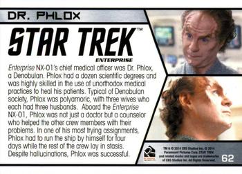 2014 Rittenhouse Star Trek Aliens  #62 Dr. Phlox Back