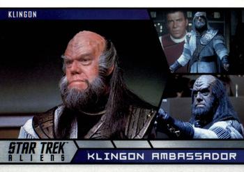 2014 Rittenhouse Star Trek Aliens  #79 Klingon Ambassador Front