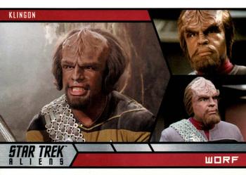 2014 Rittenhouse Star Trek Aliens  #92 Worf Front