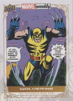 2019 Upper Deck Marvel Weekly #5 Wolverine Front