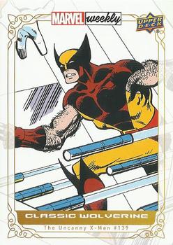 2019 Upper Deck Marvel Weekly #6 Classic Wolverine Front
