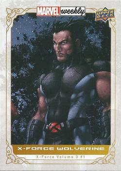 2019 Upper Deck Marvel Weekly #7 X-Force Wolverine Front