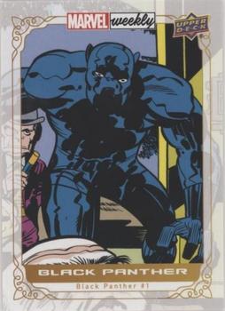 2019 Upper Deck Marvel Weekly #13 Black Panther Front