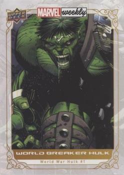 2019 Upper Deck Marvel Weekly #20 World Breaker Hulk Front