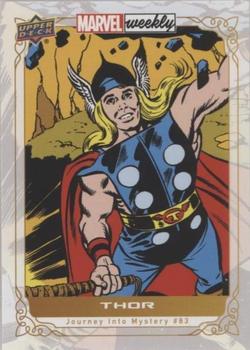 2019 Upper Deck Marvel Weekly #29 Thor Front