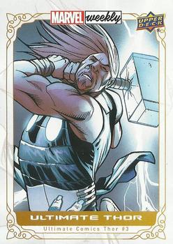 2019 Upper Deck Marvel Weekly #31 Ultimate Thor Front