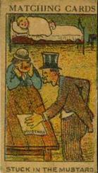 1921 Charlie Chaplin Straight Text Strip Cards #NNO Stuck in the Mustard Front