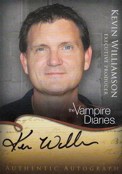 2011 Cryptozoic The Vampire Diaries Season 1 - Autographs #A12 Kevin Williamson Front