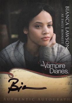 2011 Cryptozoic The Vampire Diaries Season 1 - Autographs #A20 Bianca Lawson Front