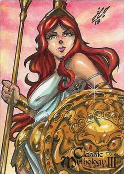2018 Perna Studios Classic Mythology III: Goddesses - Artist Sketches #NNO Jose Carlos Sanchez Front