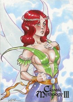 2018 Perna Studios Classic Mythology III: Goddesses - Artist Sketches #NNO Walter D. Rice Jr. Front