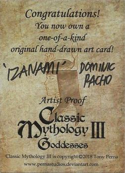 2018 Perna Studios Classic Mythology III: Goddesses - Artist Proof Sketches #NNO Dominic Racho Back