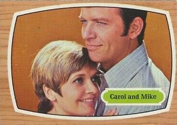 1970 Topps The Brady Bunch Test Issue #8 Carol and Mike Front