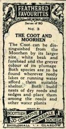 1926 Scottish Co-operative Wholesale Society Feathered Favourites #3 The Coot and Moorhen Back