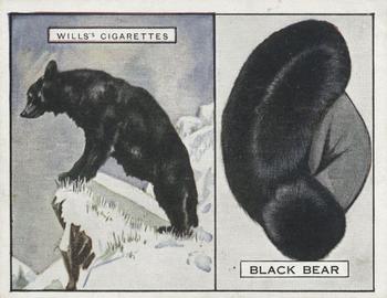 1929 Wills's Animals and Their Furs #1 Black Bear Front