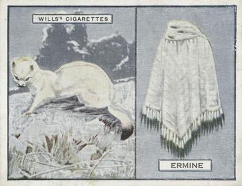 1929 Wills's Animals and Their Furs #5 Ermine Front