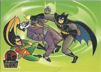 1996 Fleer/SkyBox Welch's/Eskimo Pie The Adventures of Batman and Robin #11 Teamwork Front