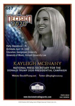 2020 Decision 2020 #447 Kayleigh McEnany Back
