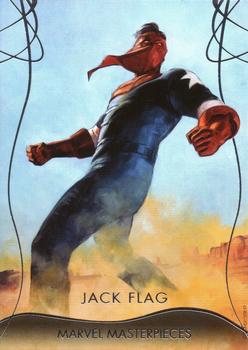 2020 SkyBox Marvel Masterpieces #5 Jack Flag Front
