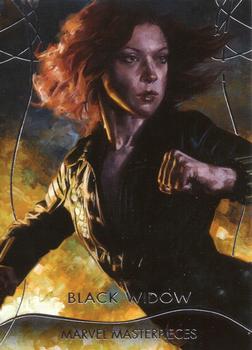 2020 SkyBox Marvel Masterpieces #10 Black Widow Front