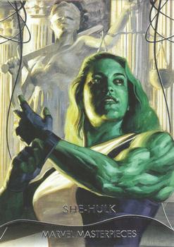 2020 SkyBox Marvel Masterpieces #19 She-Hulk Front