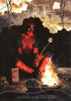2020 SkyBox Marvel Masterpieces #32 Deadpool Front