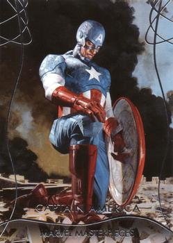 2020 SkyBox Marvel Masterpieces #35 Captain America Front