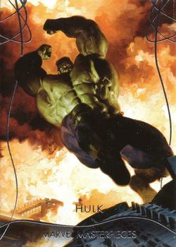 2020 SkyBox Marvel Masterpieces #58 Hulk Front