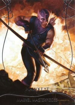 2020 SkyBox Marvel Masterpieces #67 Hawkeye Front