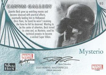 2020 SkyBox Marvel Masterpieces #95 Mysterio Back