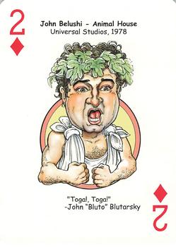 2006 Hero Decks Hooray for Hollywood Playing Cards #2♦ John Belushi Front