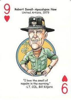 2006 Hero Decks Hooray for Hollywood Playing Cards #9♥ Robert Duvall Front