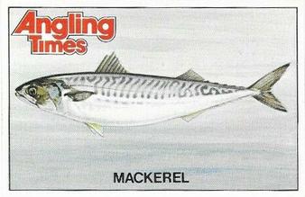 1980 Angling Times Collect-a-Card Series 4 (Sea Fish) #8 Mackerel Front
