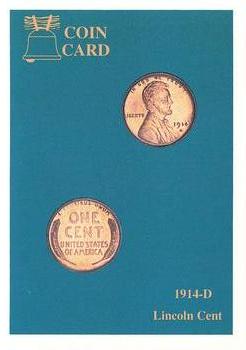 1991 Liberty Bell Coin Cards #6 1914-D Lincoln Cent Front