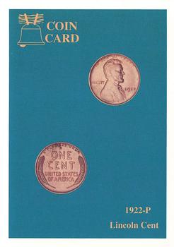 1991 Liberty Bell Coin Cards #7 1922-P Lincoln Cent Front