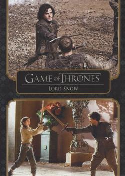 2020 Rittenhouse Game of Thrones The Complete Series #3 Lord Snow Front