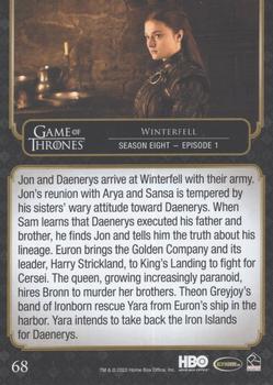 2020 Rittenhouse Game of Thrones The Complete Series #68 Winterfell Back