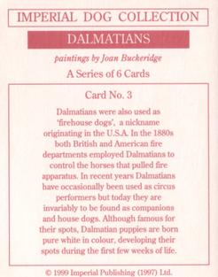 1999 Imperial Dog Collection Dalmatians #3 Dalmatians Back