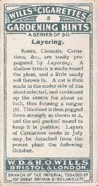 1923 Wills's Gardening Hints #3 Layering Back