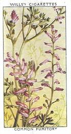 1937 Wills's Wild Flowers (2nd Series) #5 Common Fumitory Front