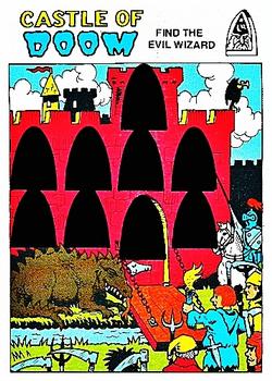 1979 Topps Bazooka Joe Scratch-Off Games #NNO Castle of Doom Front