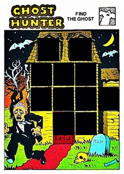 1979 Topps Bazooka Joe Scratch-Off Games #NNO Ghost Hunter Front