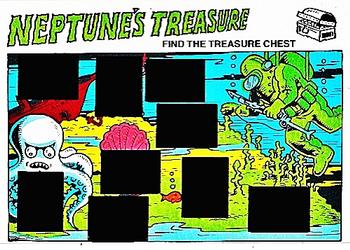 1979 Topps Bazooka Joe Scratch-Off Games #NNO Neptune's Treasure Front