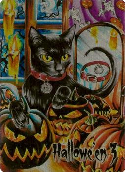 2018 Perna Studios Hallowe'en 3: The Witching Hour - Metal Promos #P3 Black Cat Front